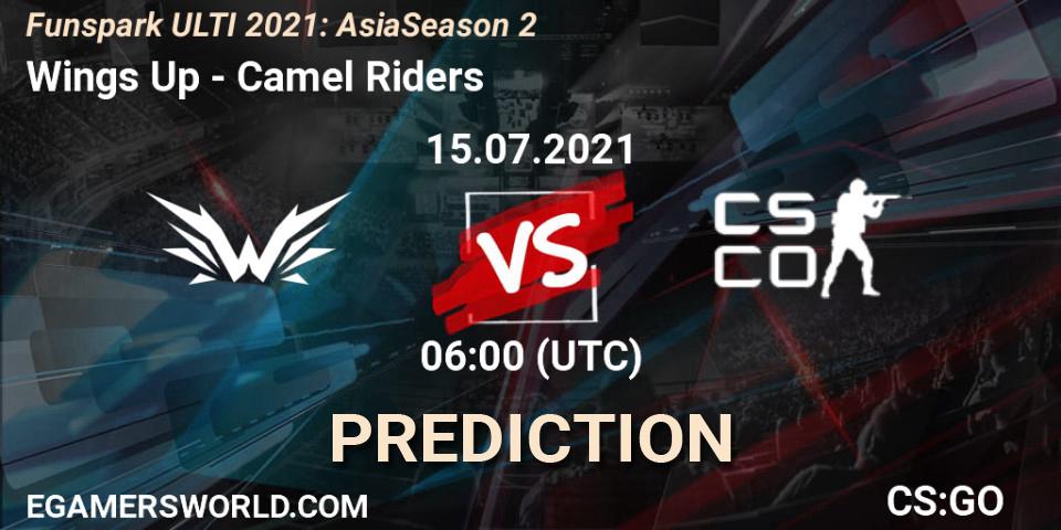 Prognoza Wings Up - Camel Riders. 15.07.2021 at 06:40, Counter-Strike (CS2), Funspark ULTI 2021: Asia Season 2