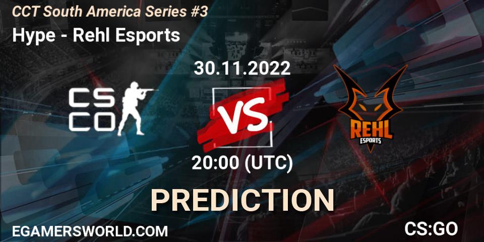 Prognoza Hype - Rehl Esports. 30.11.22, CS2 (CS:GO), CCT South America Series #3