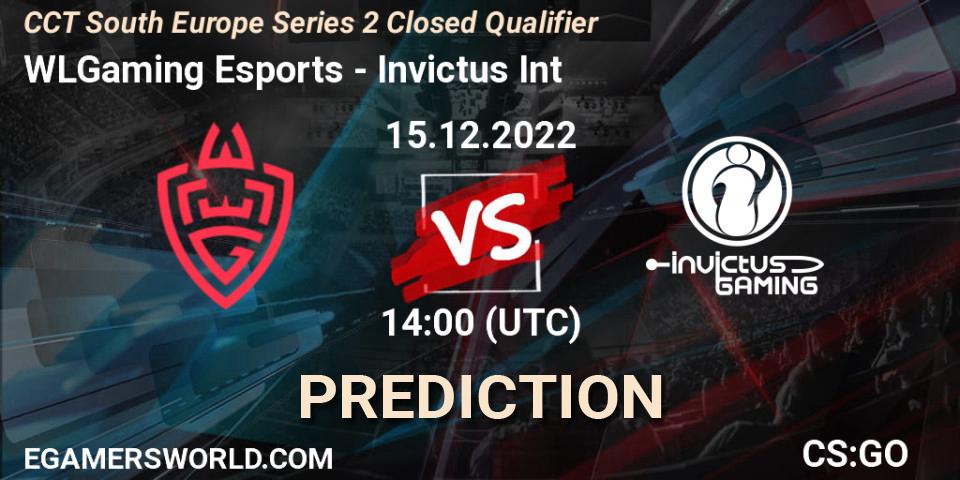 Prognoza WLGaming Esports - Invictus Int. 15.12.22, CS2 (CS:GO), CCT South Europe Series 2 Closed Qualifier