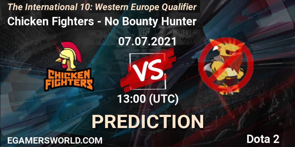 Prognoza Chicken Fighters - No Bounty Hunter. 07.07.2021 at 09:01, Dota 2, The International 10: Western Europe Qualifier
