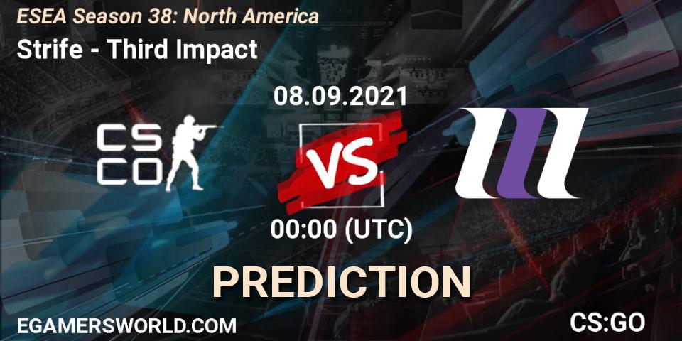 Prognoza RBG - Third Impact. 28.09.2021 at 00:00, Counter-Strike (CS2), ESEA Season 38: North America 