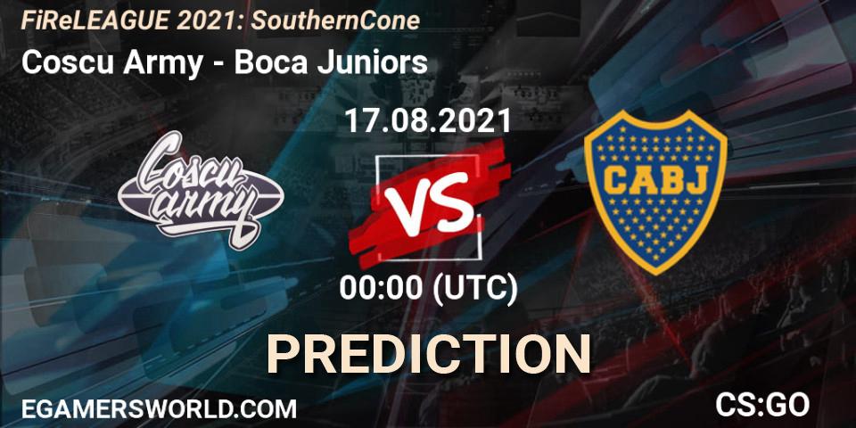 Prognoza Coscu Army - Boca Juniors. 16.08.2021 at 23:25, Counter-Strike (CS2), FiReLEAGUE 2021: Southern Cone