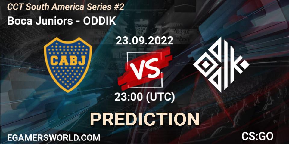 Prognoza Boca Juniors - ODDIK. 23.09.2022 at 23:00, Counter-Strike (CS2), CCT South America Series #2