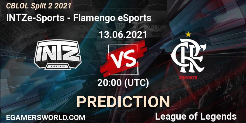 Prognoza INTZ e-Sports - Flamengo eSports. 13.06.2021 at 20:00, LoL, CBLOL Split 2 2021