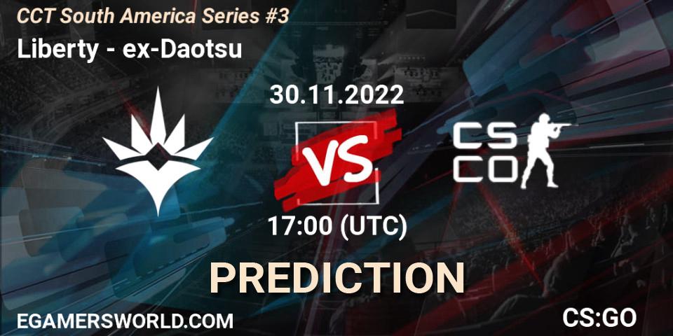 Prognoza Liberty - ex-Daotsu. 30.11.22, CS2 (CS:GO), CCT South America Series #3