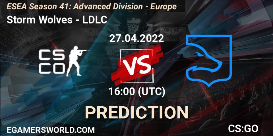 Prognoza Storm Wolves - LDLC. 27.04.2022 at 16:00, Counter-Strike (CS2), ESEA Season 41: Advanced Division - Europe