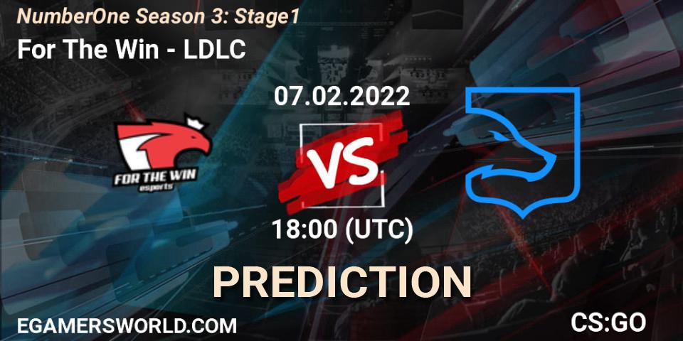 Prognoza For The Win - LDLC. 07.02.2022 at 18:00, Counter-Strike (CS2), NumberOne Season 3: Stage 1