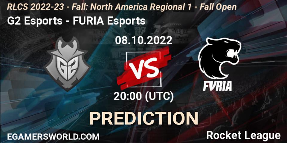 Prognoza G2 Esports - FURIA Esports. 08.10.2022 at 19:45, Rocket League, RLCS 2022-23 - Fall: North America Regional 1 - Fall Open