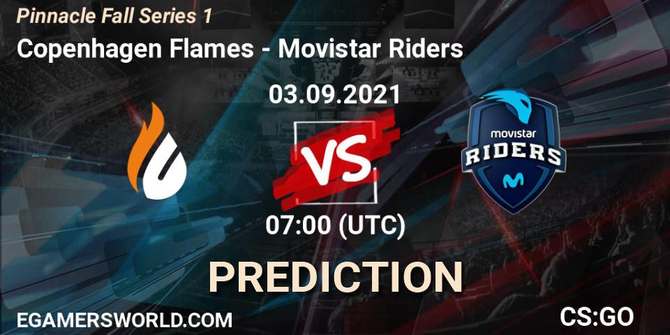 Prognoza Copenhagen Flames - Movistar Riders. 03.09.21, CS2 (CS:GO), Pinnacle Fall Series #1