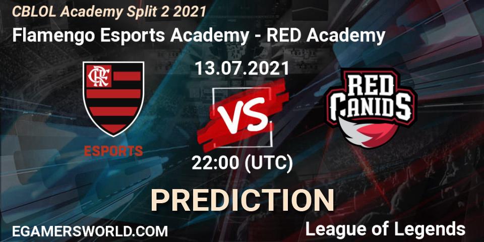 Prognoza Flamengo Esports Academy - RED Academy. 13.07.2021 at 22:15, LoL, CBLOL Academy Split 2 2021