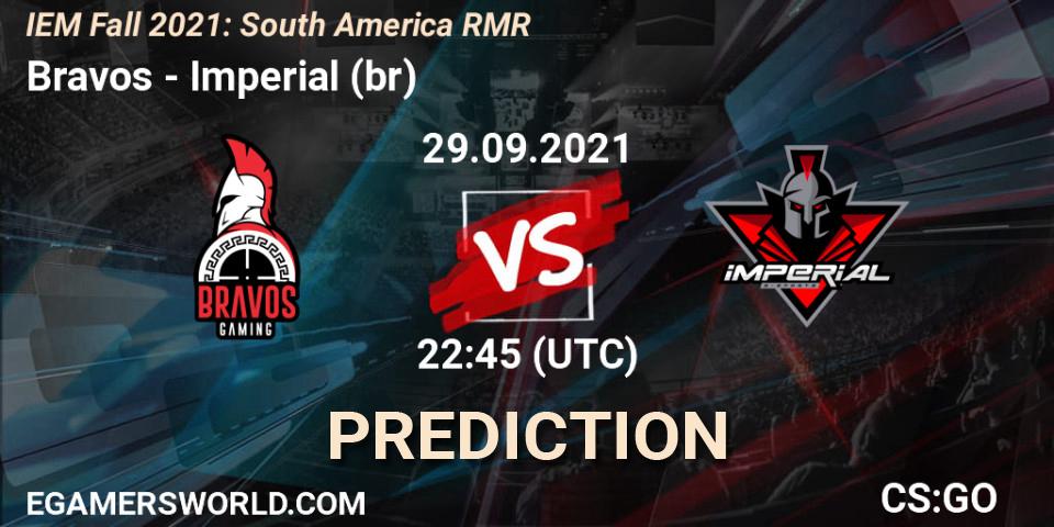 Prognoza Bravos - Imperial (br). 29.09.2021 at 22:55, Counter-Strike (CS2), IEM Fall 2021: South America RMR