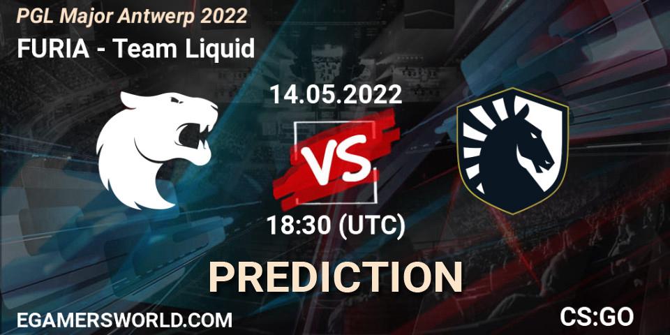Prognoza FURIA - Team Liquid. 14.05.22, CS2 (CS:GO), PGL Major Antwerp 2022