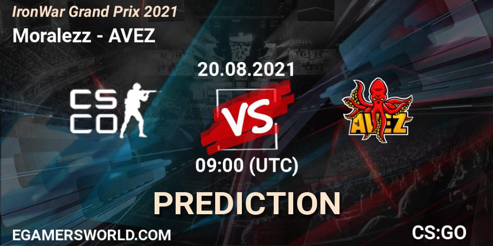 Prognoza Moralezz - AVEZ. 20.08.2021 at 08:05, Counter-Strike (CS2), IronWar Grand Prix 2021