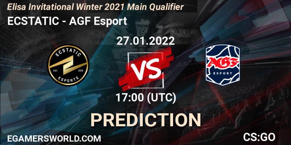 Prognoza ECSTATIC - AGF Esport. 27.01.2022 at 17:00, Counter-Strike (CS2), Elisa Invitational Winter 2021 Main Qualifier