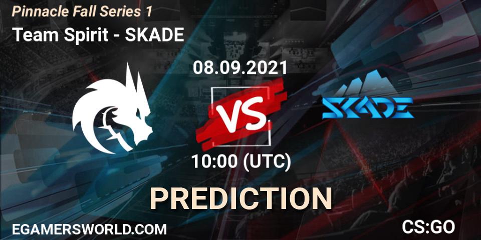 Prognoza Team Spirit - SKADE. 08.09.2021 at 10:00, Counter-Strike (CS2), Pinnacle Fall Series #1