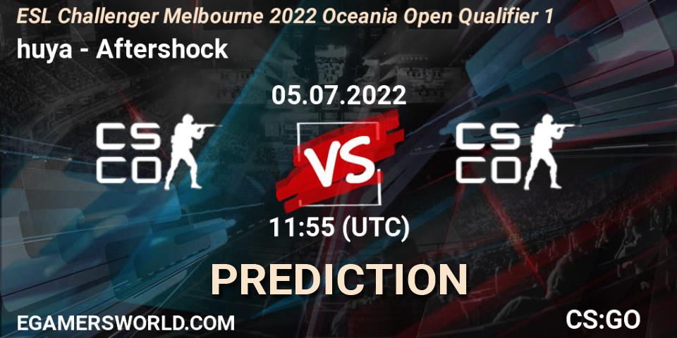 Prognoza huya - Aftershock. 05.07.2022 at 11:55, Counter-Strike (CS2), ESL Challenger Melbourne 2022 Oceania Open Qualifier 1