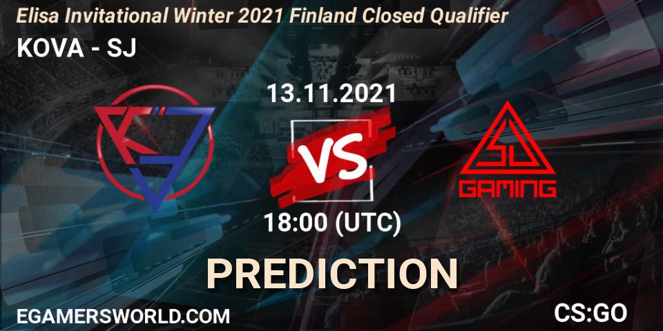 Prognoza KOVA - SJ. 13.11.21, CS2 (CS:GO), Elisa Invitational Winter 2021 Finland Closed Qualifier