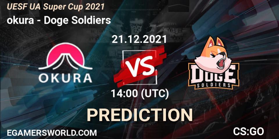 Prognoza okura - Doge Soldiers. 21.12.2021 at 14:00, Counter-Strike (CS2), UESF Ukrainian Super Cup 2021