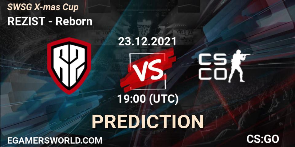 Prognoza REZIST - Reborn. 23.12.2021 at 19:00, Counter-Strike (CS2), SWSG X-mas Cup