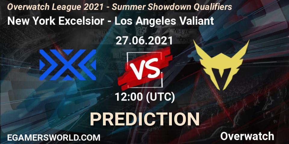 Prognoza New York Excelsior - Los Angeles Valiant. 27.06.21, Overwatch, Overwatch League 2021 - Summer Showdown Qualifiers
