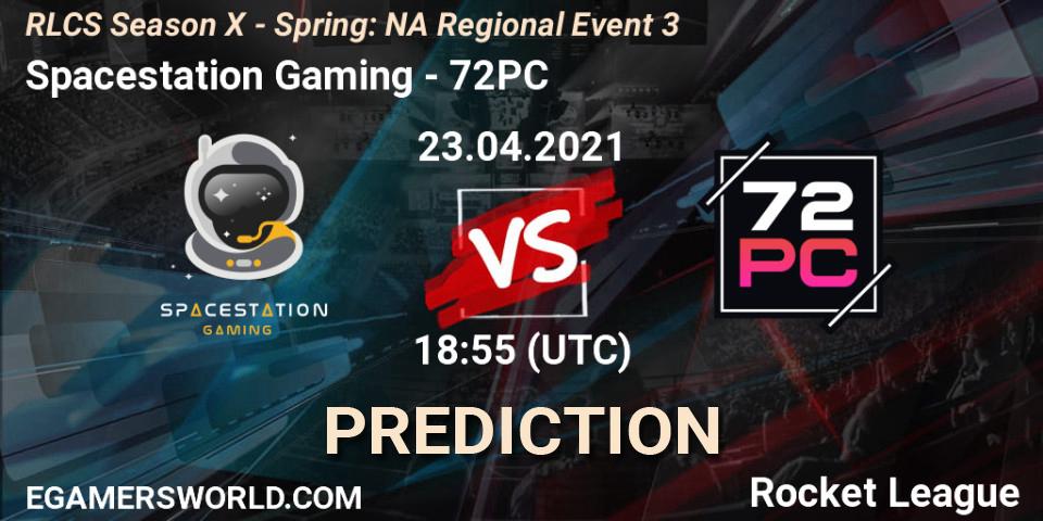 Prognoza Spacestation Gaming - 72PC. 23.04.2021 at 19:15, Rocket League, RLCS Season X - Spring: NA Regional Event 3