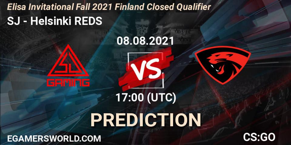 Prognoza SJ - Helsinki REDS. 08.08.2021 at 17:00, Counter-Strike (CS2), Elisa Invitational Fall 2021 Finland Closed Qualifier