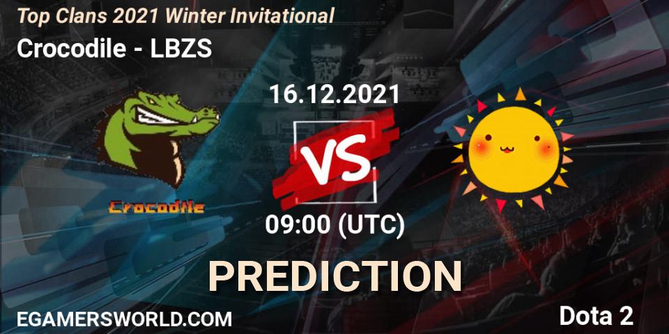 Prognoza Crocodile - LBZS. 16.12.2021 at 08:56, Dota 2, Top Clans 2021 Winter Invitational