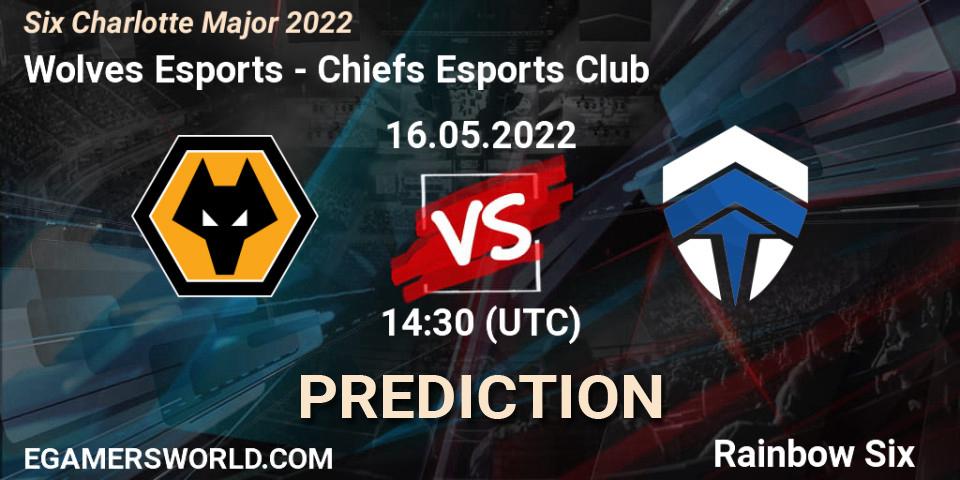 Prognoza Wolves Esports - Chiefs Esports Club. 16.05.2022 at 14:30, Rainbow Six, Six Charlotte Major 2022