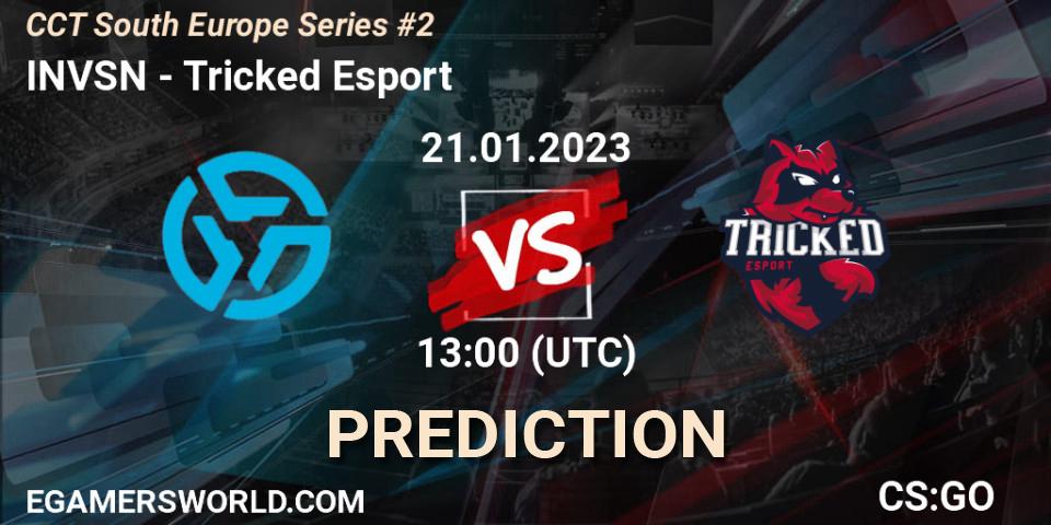 Prognoza INVSN - Tricked Esport. 21.01.2023 at 13:15, Counter-Strike (CS2), CCT South Europe Series #2