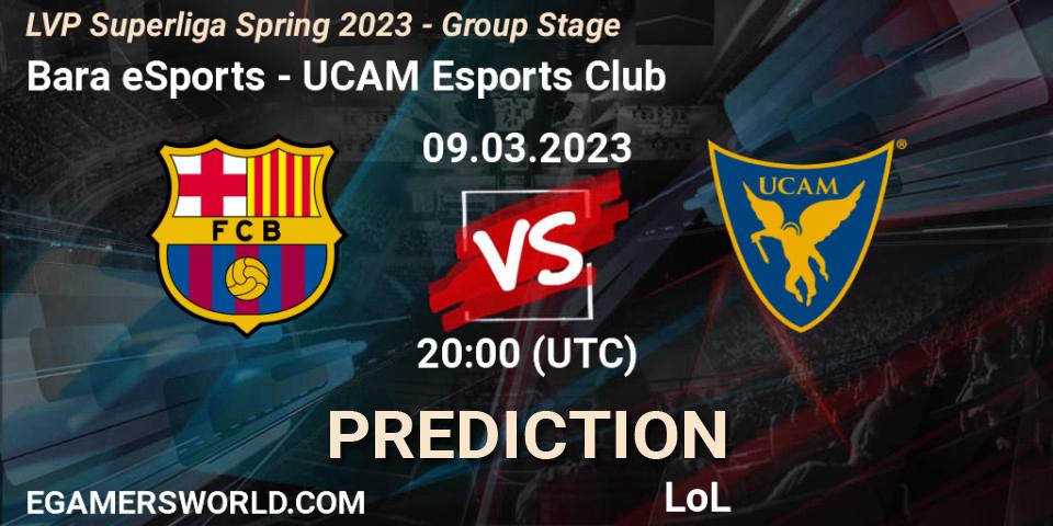 Prognoza Barça eSports - UCAM Esports Club. 09.03.2023 at 19:00, LoL, LVP Superliga Spring 2023 - Group Stage