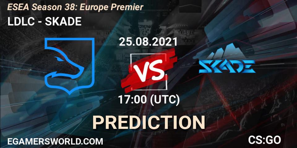 Prognoza LDLC - SKADE. 25.08.2021 at 17:00, Counter-Strike (CS2), ESEA Season 38: Europe Premier