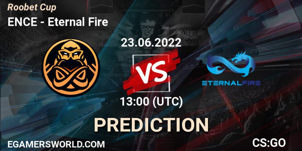 Prognoza ENCE - Eternal Fire. 23.06.2022 at 13:00, Counter-Strike (CS2), Roobet Cup