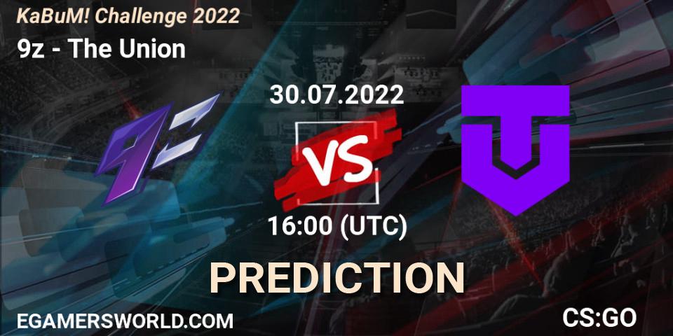 Prognoza 9z - The Union. 30.07.22, CS2 (CS:GO), KaBuM! Challenge 2022