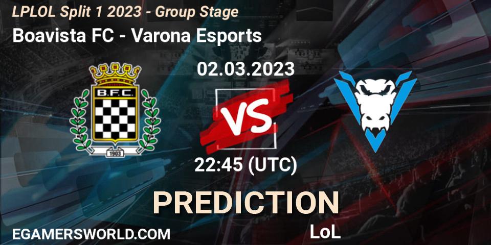 Prognoza Boavista FC - Varona Esports. 02.03.2023 at 22:45, LoL, LPLOL Split 1 2023 - Group Stage