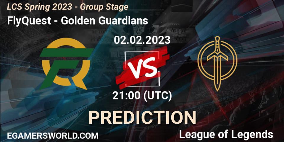 Prognoza FlyQuest - Golden Guardians. 02.02.23, LoL, LCS Spring 2023 - Group Stage