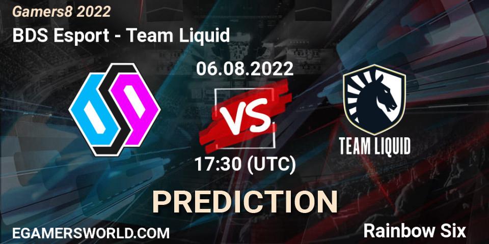 Prognoza BDS Esport - Team Liquid. 06.08.22, Rainbow Six, Gamers8 2022