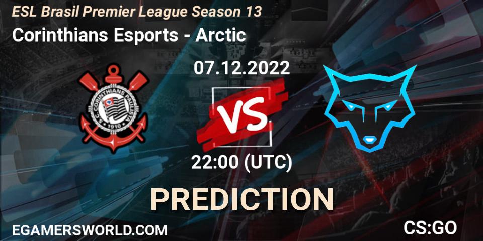 Prognoza Corinthians Esports - Arctic. 07.12.22, CS2 (CS:GO), ESL Brasil Premier League Season 13