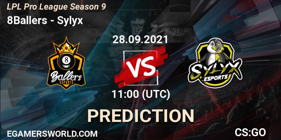 Prognoza 8Ballers - Sylyx. 28.09.2021 at 10:30, Counter-Strike (CS2), LPL Pro League 2021 Season 3