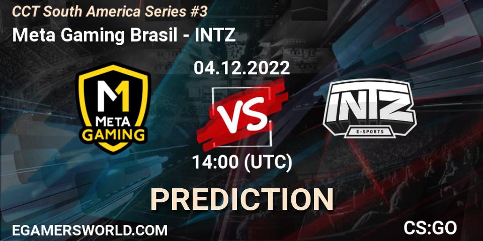 Prognoza Meta Gaming Brasil - INTZ. 04.12.2022 at 14:00, Counter-Strike (CS2), CCT South America Series #3