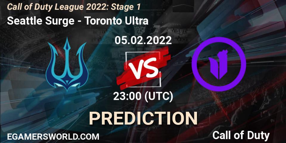 Prognoza Seattle Surge - Toronto Ultra. 05.02.22, Call of Duty, Call of Duty League 2022: Stage 1