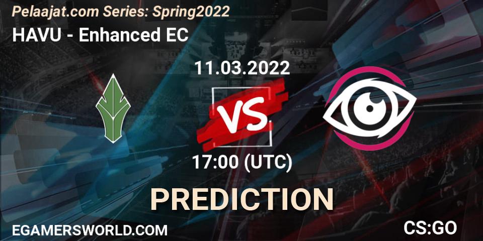 Prognoza HAVU - Enhanced EC. 11.03.2022 at 17:00, Counter-Strike (CS2), Pelaajat.com Series: Spring 2022