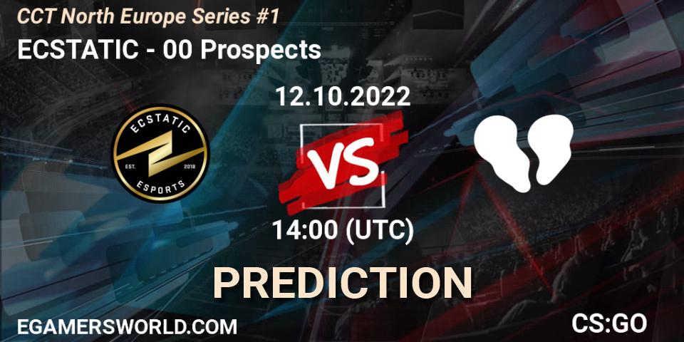 Prognoza ECSTATIC - 00 Prospects. 12.10.2022 at 14:55, Counter-Strike (CS2), CCT North Europe Series #1