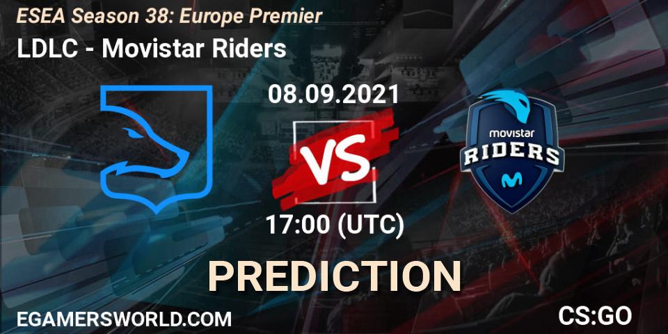 Prognoza LDLC - Movistar Riders. 28.09.21, CS2 (CS:GO), ESEA Season 38: Europe Premier