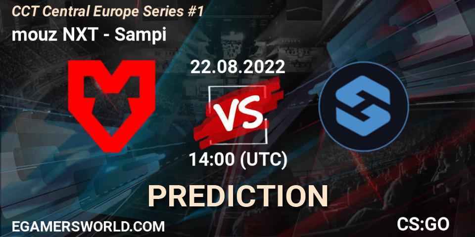 Prognoza mouz NXT - Sampi. 22.08.2022 at 14:45, Counter-Strike (CS2), CCT Central Europe Series #1