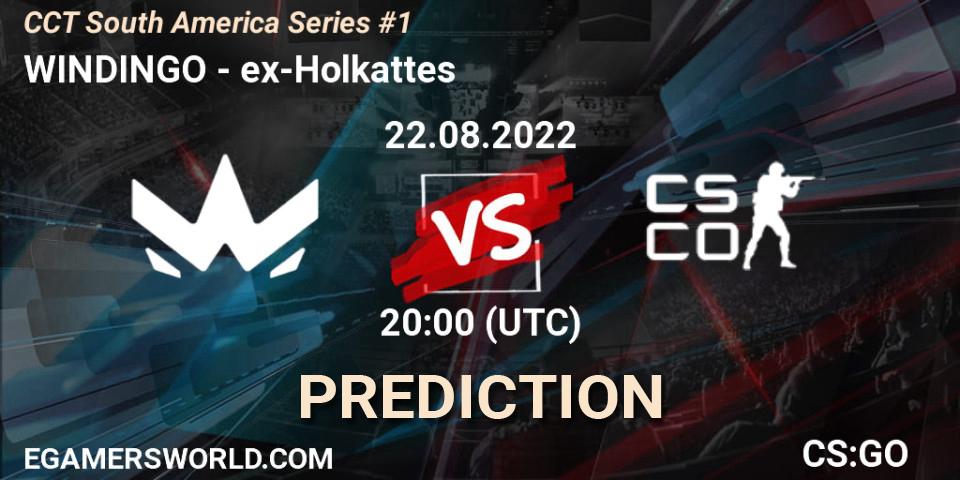 Prognoza WINDINGO - ex-Holkattes. 22.08.2022 at 20:00, Counter-Strike (CS2), CCT South America Series #1