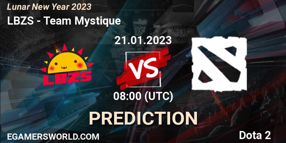 Prognoza LBZS - Team Mystique. 21.01.2023 at 08:04, Dota 2, Lunar New Year 2023