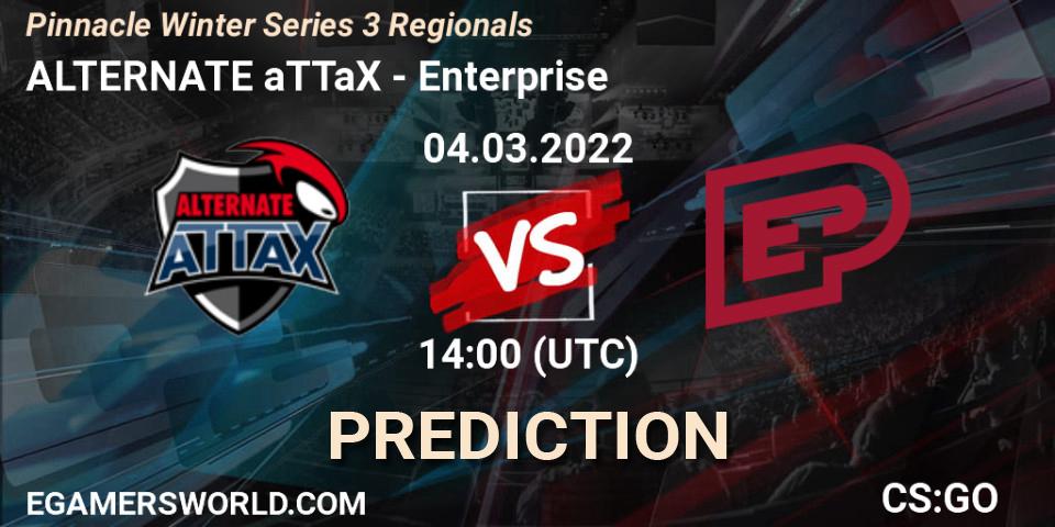 Prognoza ALTERNATE aTTaX - Enterprise. 04.03.2022 at 14:00, Counter-Strike (CS2), Pinnacle Winter Series 3 Regionals