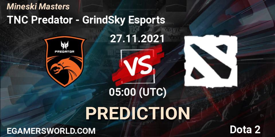 Prognoza TNC Predator - GrindSky Esports. 27.11.2021 at 07:43, Dota 2, Mineski Masters