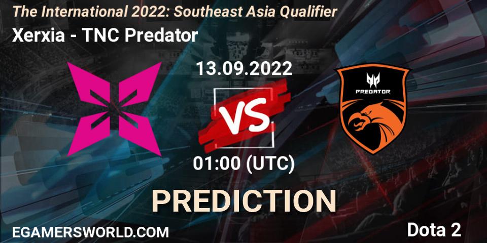 Prognoza Xerxia - TNC Predator. 13.09.2022 at 01:00, Dota 2, The International 2022: Southeast Asia Qualifier