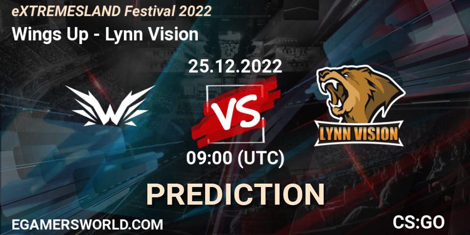 Prognoza Wings Up - Lynn Vision. 25.12.2022 at 06:10, Counter-Strike (CS2), eXTREMESLAND Festival 2022